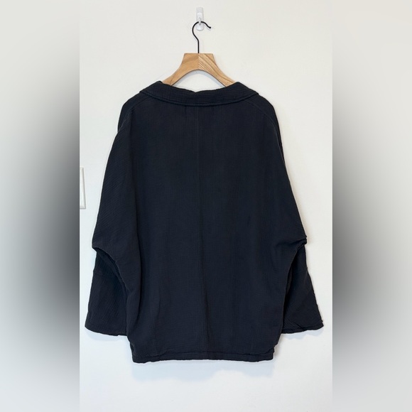 Free People oversized cotton blazer , sz : small - Picture 3 of 8